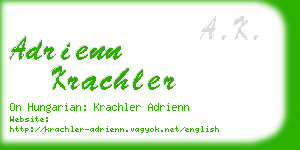 adrienn krachler business card